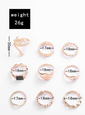 snake rings set for women anillos jewelry bague femme ring s