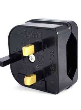 European Euro EU 2 Pin to UK Pin Power Socket Travel Plug A