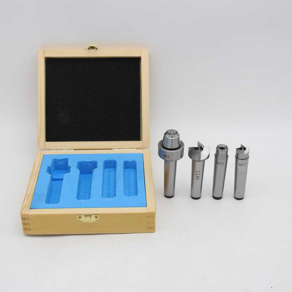 4pcs Set New Live Center MT2 Wood Lathe Live Center MT2 Arbo - 图1