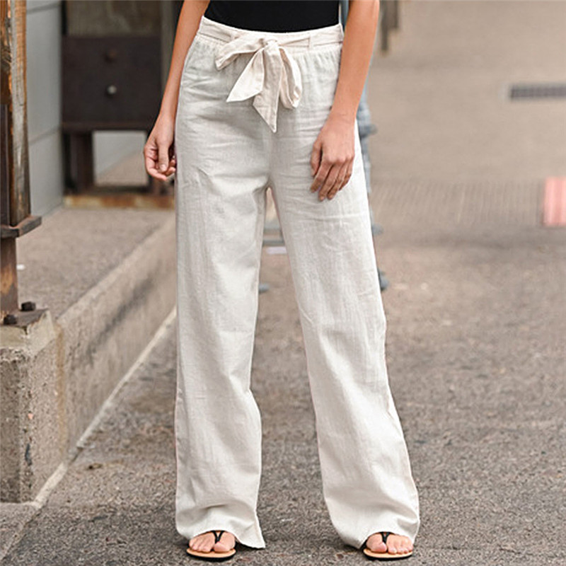 Female Plus Size Ankle-length Trousers Summer Casual Pants - 图3