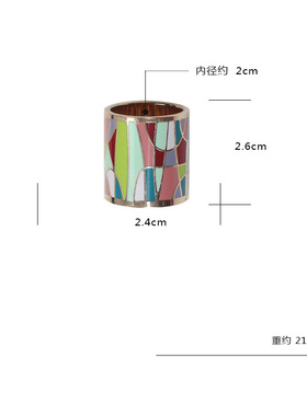 精致高级简约钛钢女士丝巾扣工厂