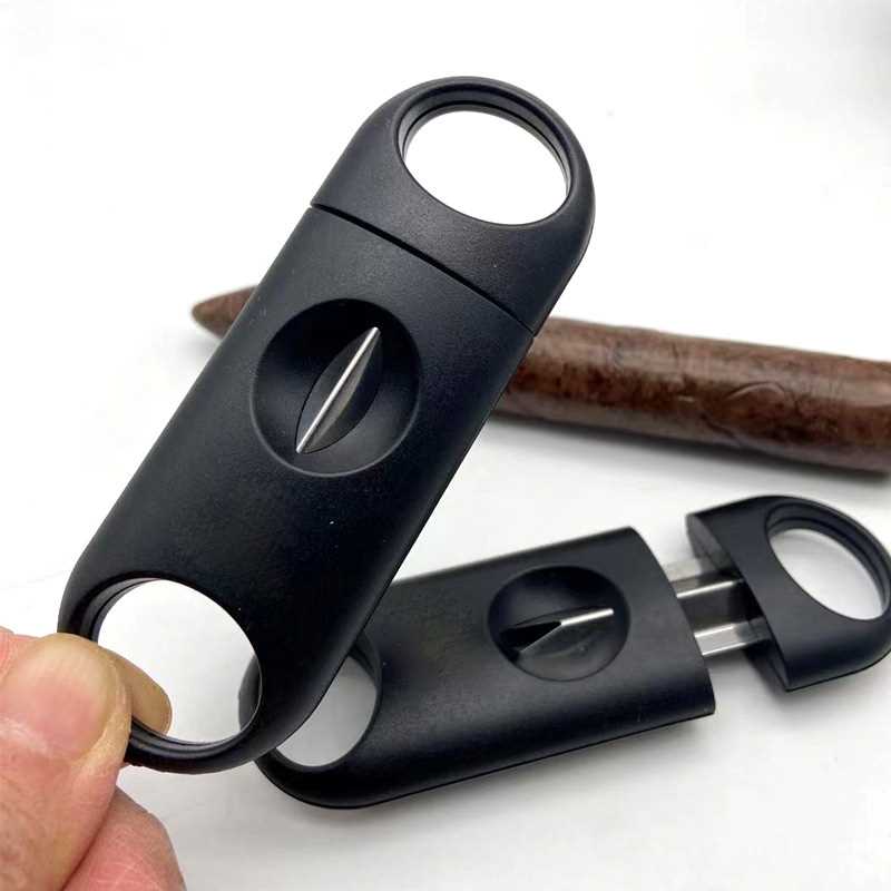 Cigar Cutter Sharp Stainless Steel Cigar Guillotine Pocket V - 图1