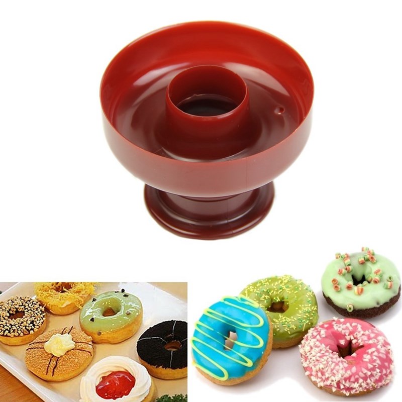 Wine Red Mini Doughnut Donut Mold Cake Desserts Bread - 图0