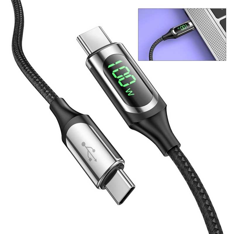 Type-c Double-head PD 100w Fast Charging Cable 5A Super Fast - 图1