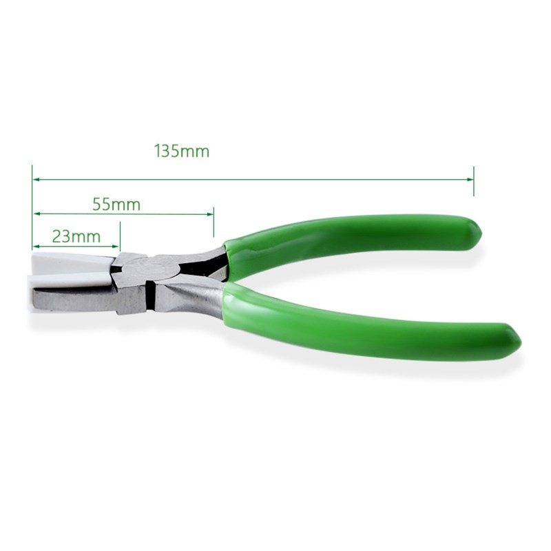 1/3x Flat Curved Nose Pliers Ring Looping Wire Looper Split - 图3