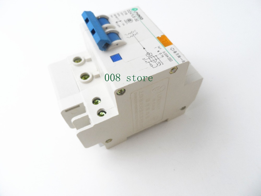 DZ47LE 2P 6A 230V~ 50HZ/60HZ Residual current Circuit breake - 图0