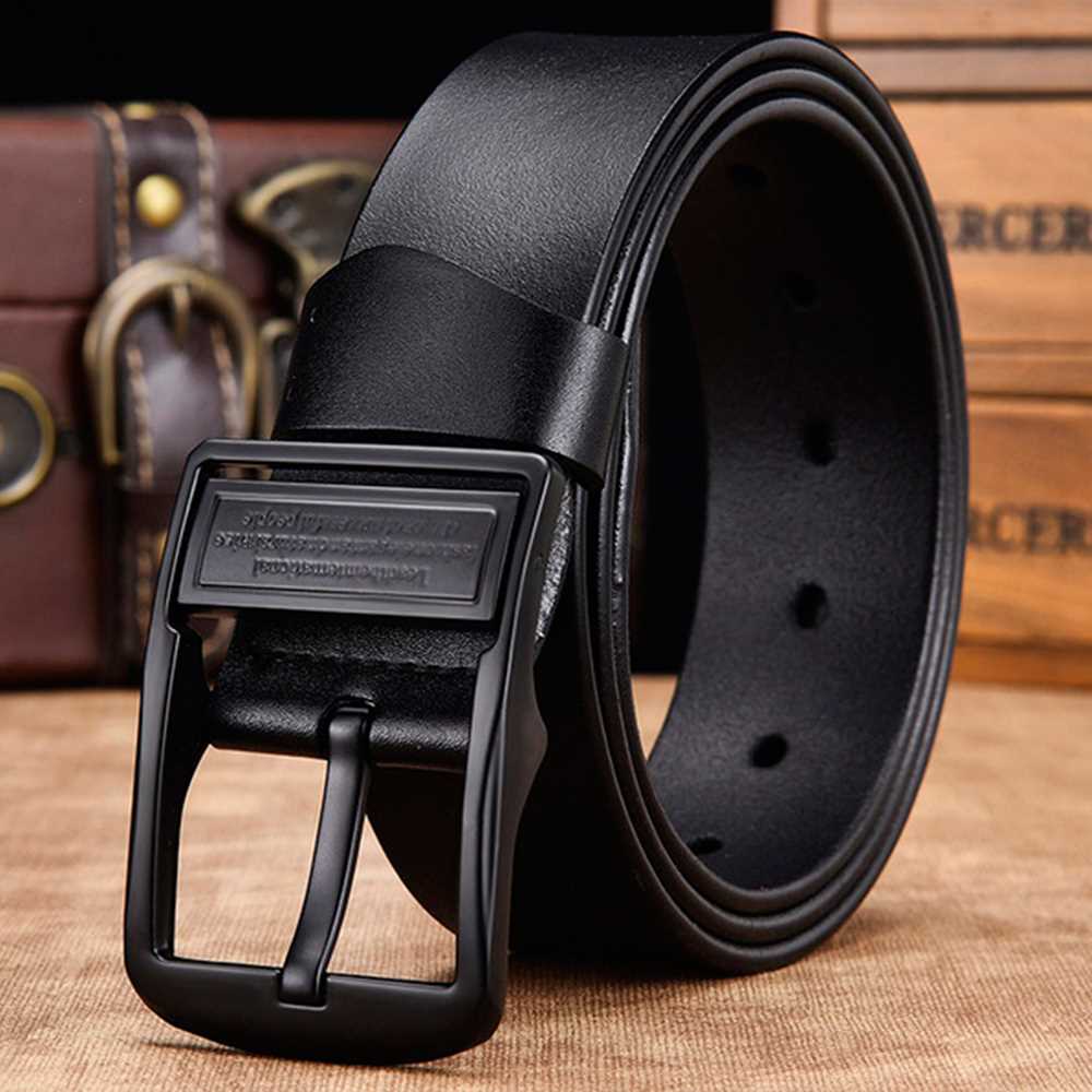 [LFMB]Cow Genuine Leather Luxury Strap Male Belts for Men Ne-图1