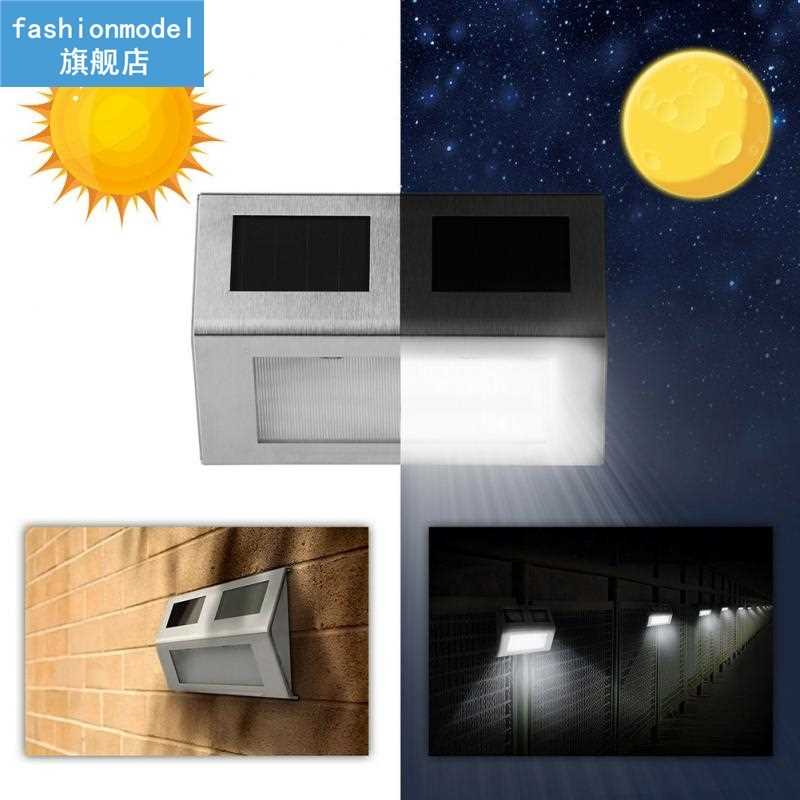 LED Solar Wall Lights Door Fence Wall Lamp Led Stairway Step-图1