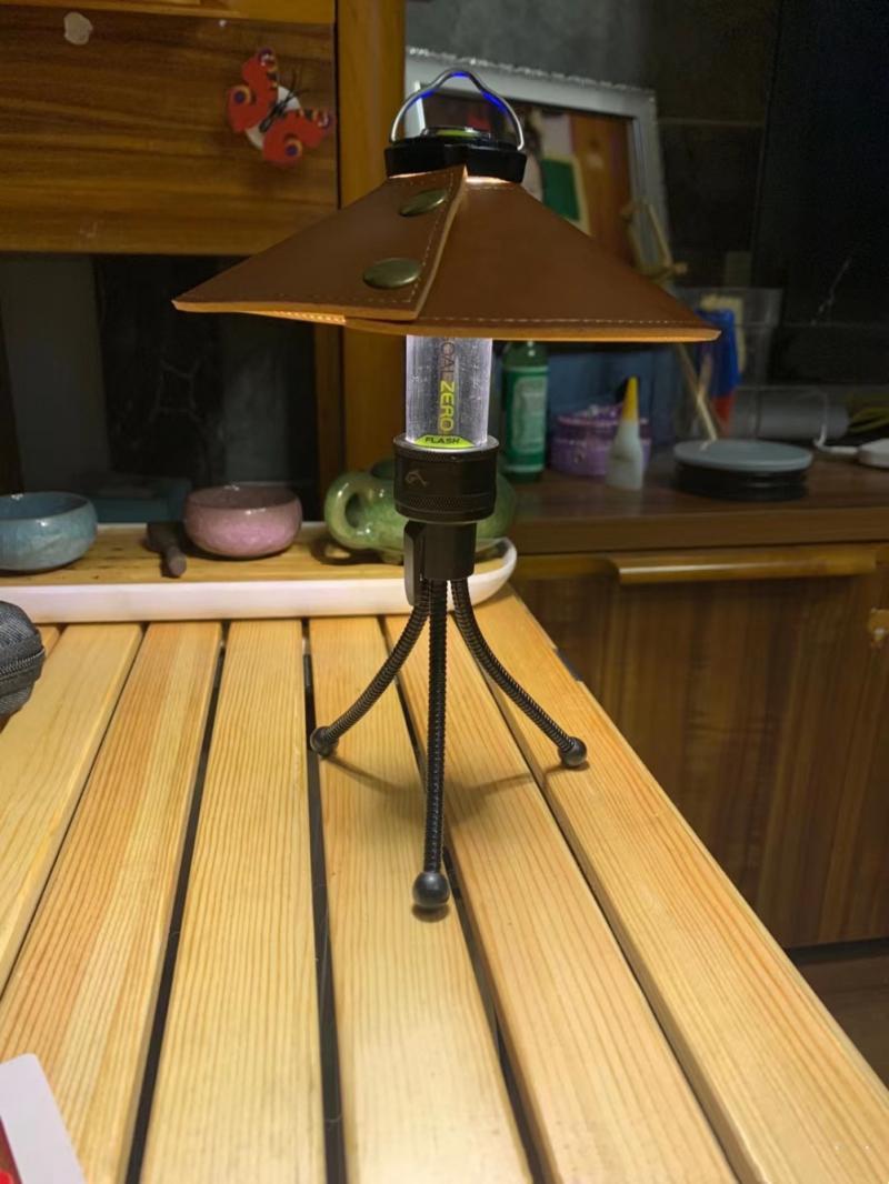 Leather Lampshade For Goal Zero Flashlight Camping Lamp Stan - 图1