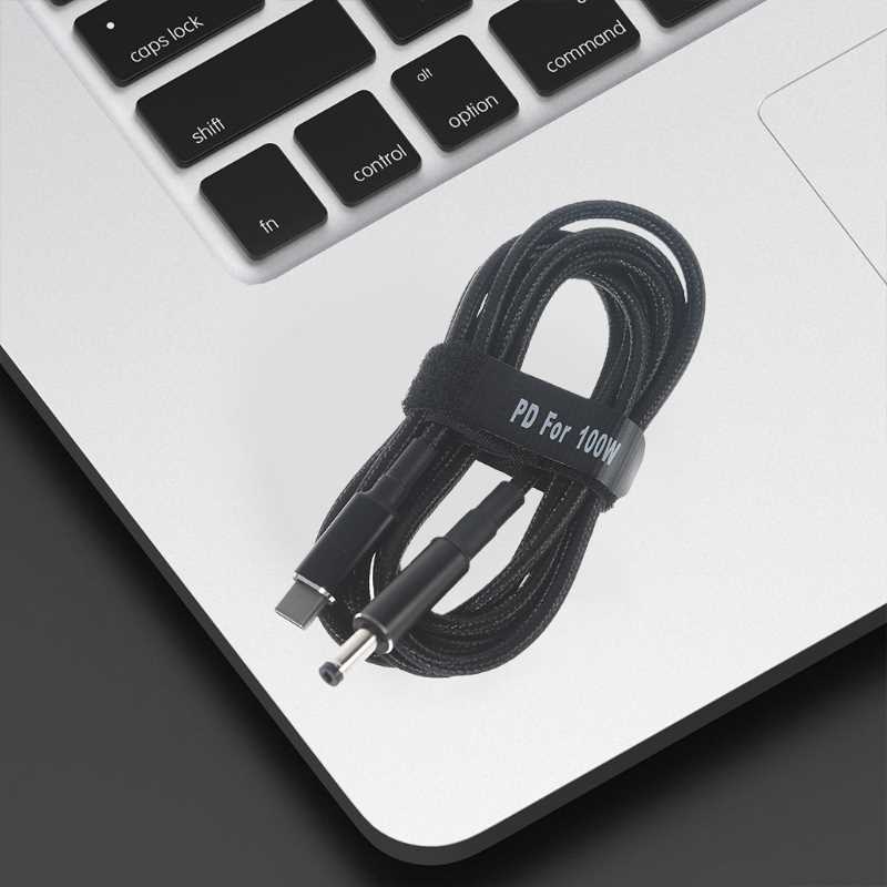 Universal USB-C Type-C to DC 4.8 X1.7mm Data Cable PD 100W F - 图2