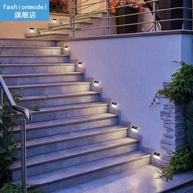 LED Solar Wall Lights Door Fence Wall Lamp Led Stairway Step-图2