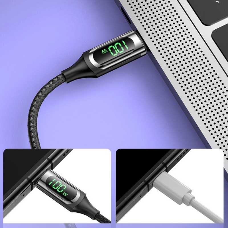 Type-c Double-head PD 100w Fast Charging Cable 5A Super Fast - 图0