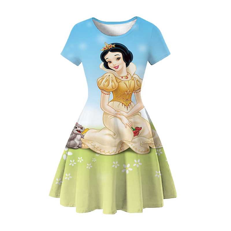 2022 Short Sleeve Dress For Girl Kid Clothes 1 2 3 4 5 6 7 8 - 图0