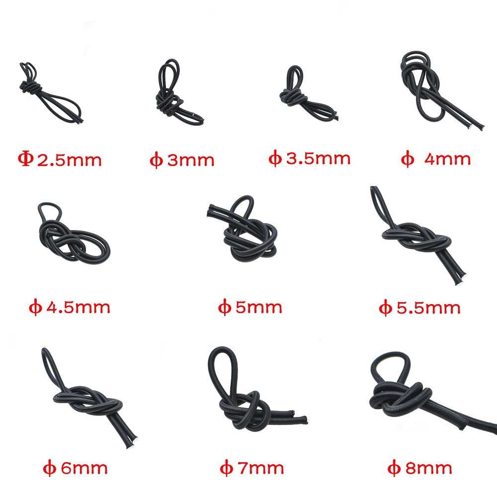 10 Meters Strong Elastic Rope Cord Bungee Shock Cord Stretch - 图0