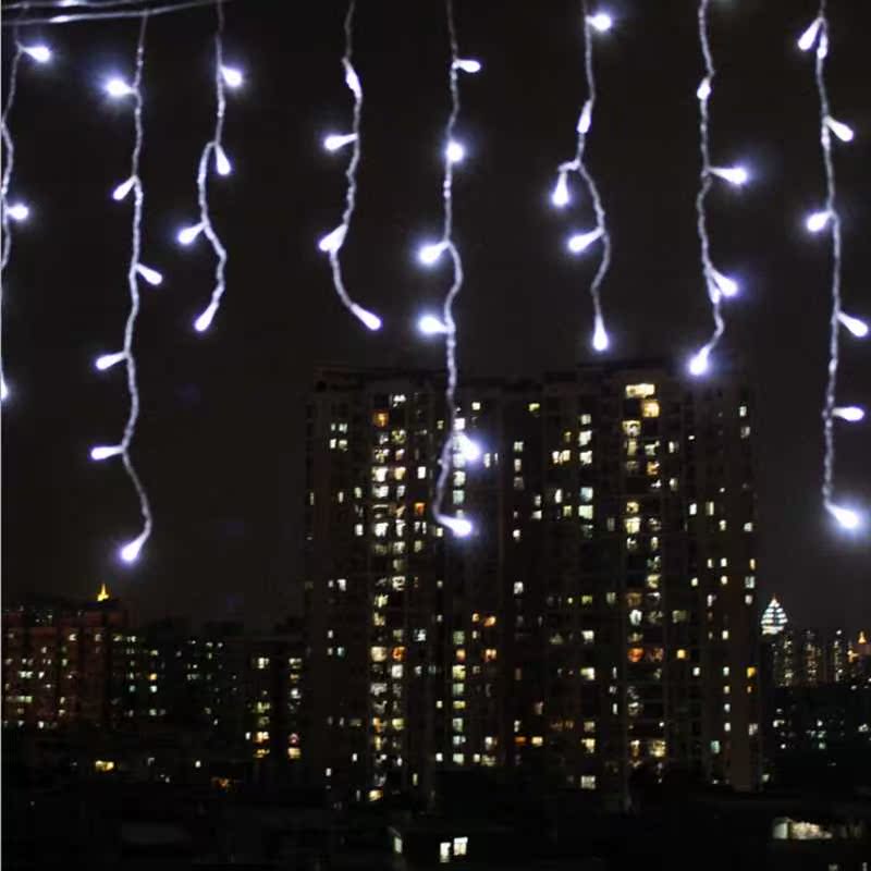 5M Curtain Icecle Led String Light Droop 0.4/0.5/0.6m Christ - 图2