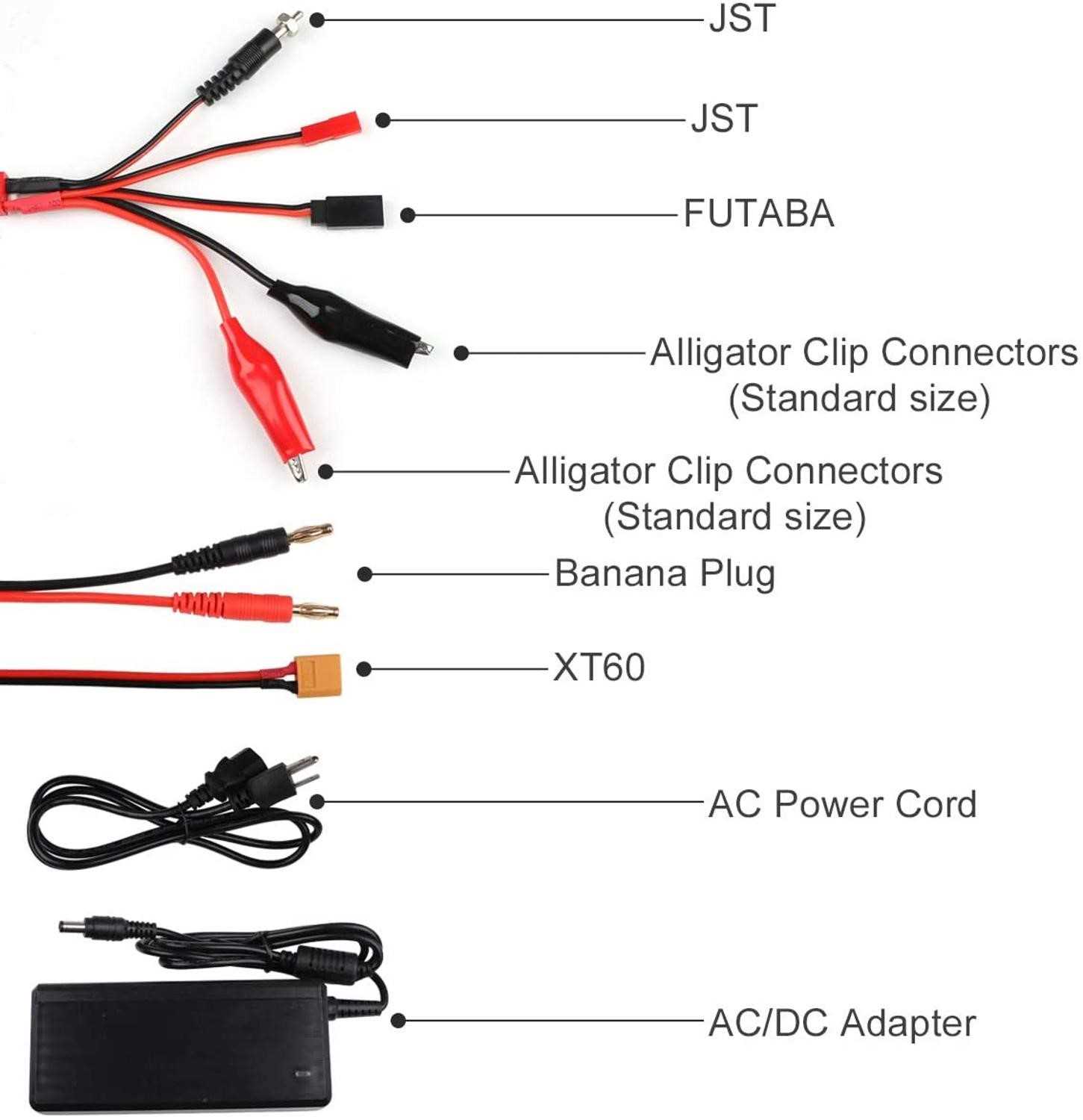 B6 V 80W 6A Battery Charger Lipo NiMh Li Ion Ni Cd Digital - 图1