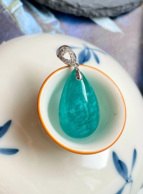 满钻可收藏天河石18k金镶嵌首饰