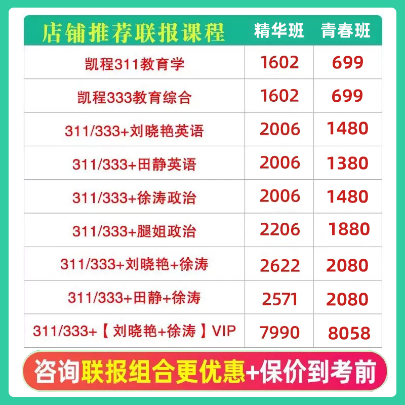 凯程333教育学综合2025考研网课311教育学徐影应试解析统考课程25