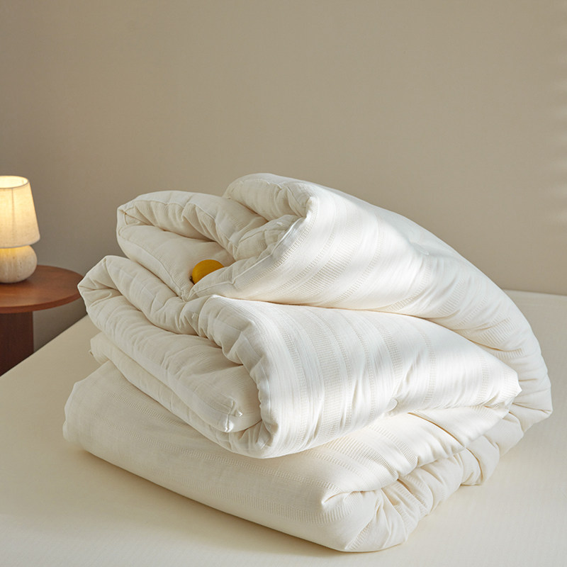 冬季加厚A类全棉双层纱50%李官奇大豆被子被芯保暖冬被春秋被夏被,淘宝优惠券,粉丝福利购,淘宝优惠卷