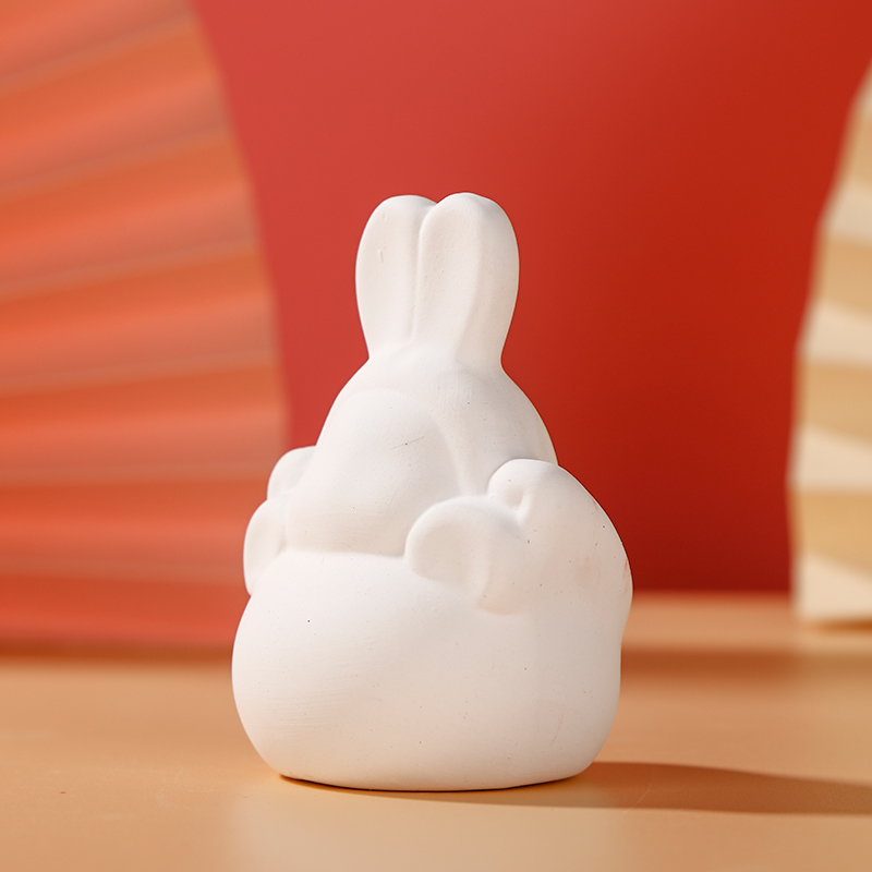 中秋节兔爷吉祥物手工diy陶瓷兔爷泥人塑制作美术彩绘教学材料包,淘宝优惠券,粉丝福利购,淘宝优惠卷