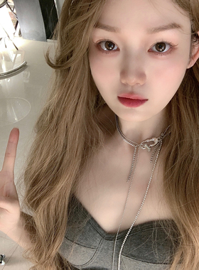 其他钛钢钛钢女时髦项链