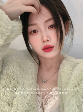 无品牌钛钢不掉色女时尚字母项链