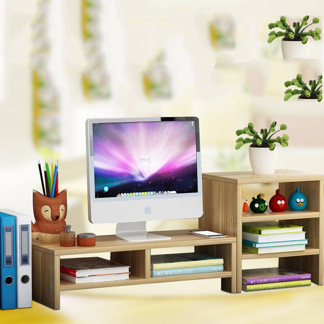 Fire Moon Monitor Increase Shelf Table Storage Shelf Neck Protection LCD Computer Base Support Keyboard Storage Double