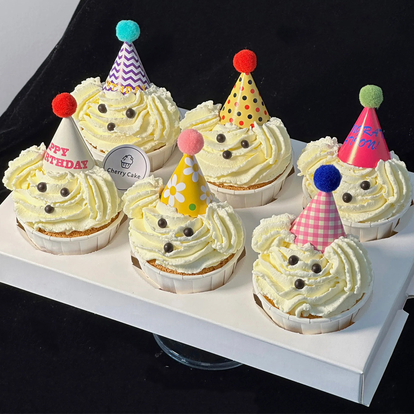 可爱61儿童节奶油小狗纸杯蛋糕装饰幼儿园小学集体生日杯子小甜品,淘宝优惠券,粉丝福利购,淘宝优惠卷