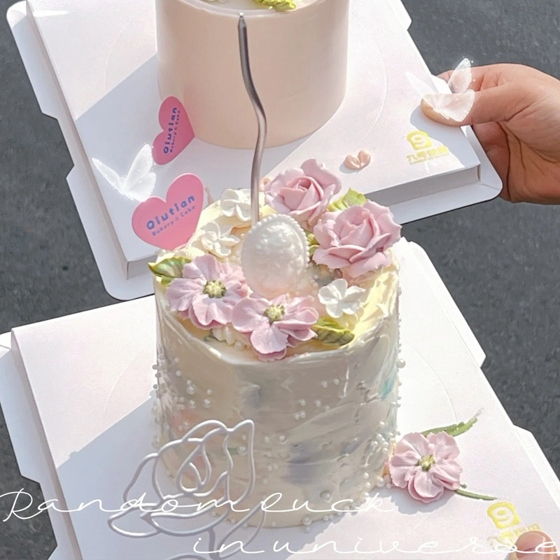 3.8妇女节鲜花蛋糕装饰格桑花硅胶模具亚克力镜面爱心摆件送妈妈,淘宝优惠券,粉丝福利购,淘宝优惠卷