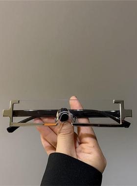 太阳镜个性日系男女超酷二次元未来科技感一体式眼镜装饰蹦迪墨镜