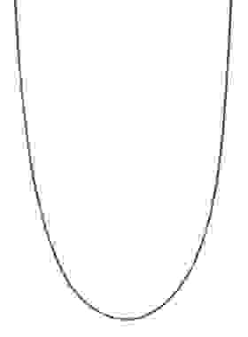 搭配吊坠CH同款黑镍 中性爱心盒子素链简约项链50cm