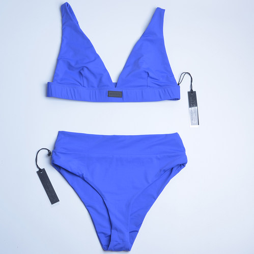 外贸品牌性感度假纯色比基尼泳衣女T裤半包臀bikini泳装多色 - 图3