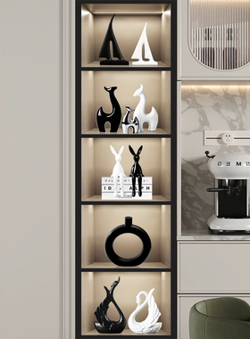 坐姿软装电视柜小摆件高级感