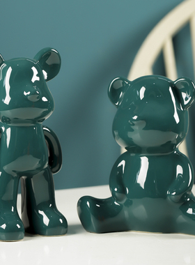 性价比很高的陶瓷熊摆件