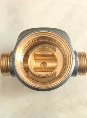 前置过滤器机器头配件铜头适配带水压表记录器专用型号1寸接口