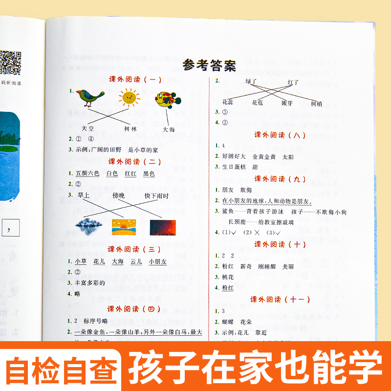 阅读理解专项训练书人教版一年级二年级三年级四五六年级上册下册彩绘注音小学课外阅读强化训练题答题解题技巧每日一练真题100篇 - 图3