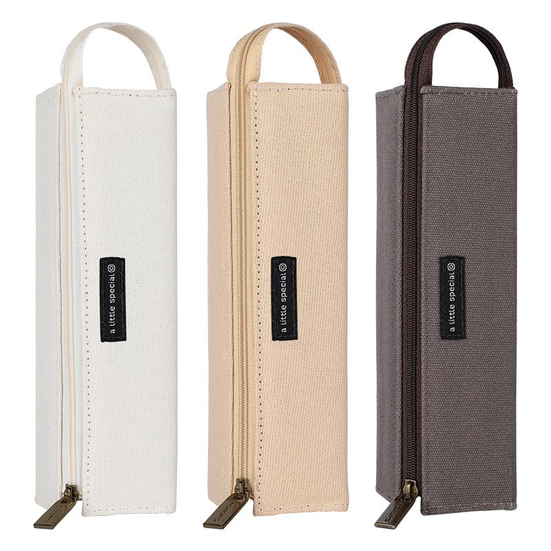 日本kokuyo国誉一米新纯笔袋大容量学生用复古文具袋简约手提铅笔盒女收纳盒2025冬季新品塔卡沙TYAKASHA联名 - 图0