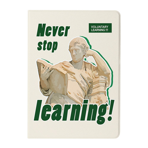 搞怪艺术雕像2021新款pro11保护套带笔槽平板10.2/10.5寸旋转壳18/19ipad air4/3/2/1三折式5/6苹果9.7迷你65 - 图3