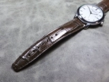 Бамбуковый ремешок для часов, крокодил, 20mm, 21mm, 22mm, из натуральной кожи