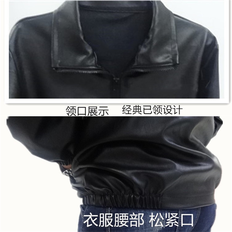 高档防尘PU皮裤男女士皮衣罩衣防油防水工作服套装洗车屠宰薄款防