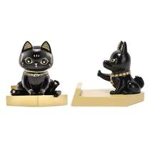 Upscale Great Britain Museum Egypt Series Desktop Creative Phone Block Birthday Gift Cute Cat Dog Mobile Phone Rack