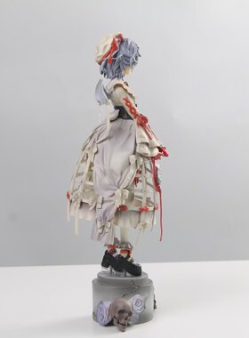 现货东方美少女蕾米莉亚血之魔女血液短发站姿礼服模型手办摆件