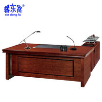 Xin Dongfu 1 8 m Bandai Desk Manager Table with auxiliary cabinet Activity small cabinet Houpeach red palm optional XDF-41