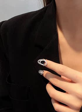 韩版超仙设计感指甲戒指女时尚个
