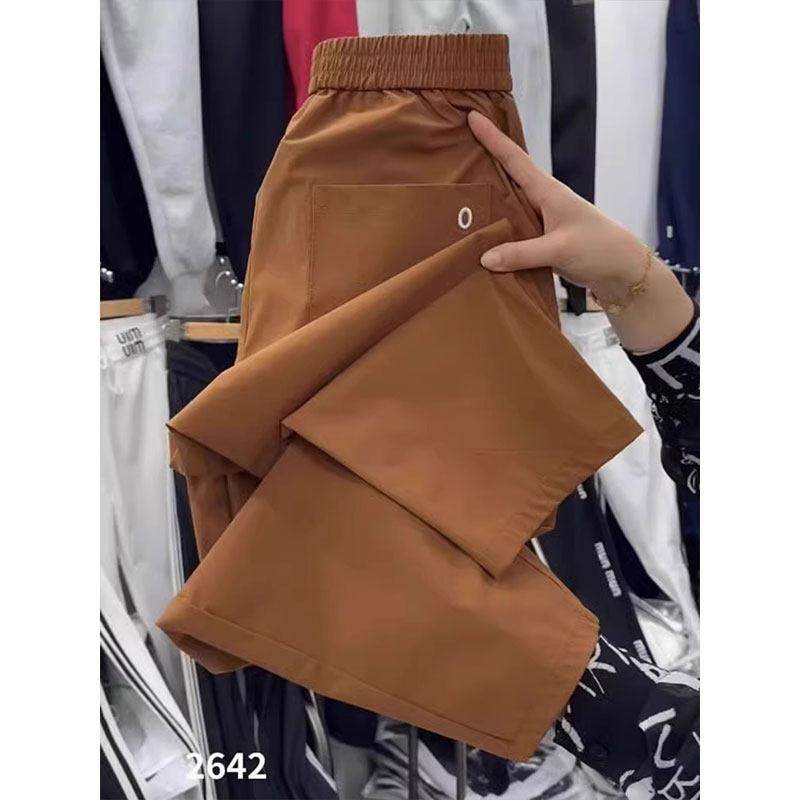 速干 干运动裤女2025夏季新款薄款透气小个子休闲 百搭八分老爹罗,淘宝优惠券,粉丝福利购,淘宝优惠卷