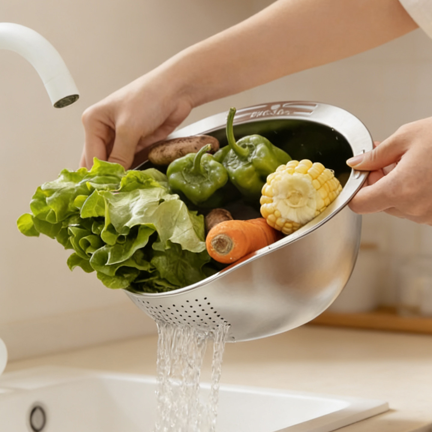 顶逸316不锈钢淘米篮食品级超细沥水篮淘米神器洗米筛泡米洗菜盆,淘宝优惠券,粉丝福利购,淘宝优惠卷