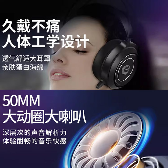 电钢琴电子琴耳机头戴架子鼓电吉他专用适配雅马哈卡西欧降噪监听