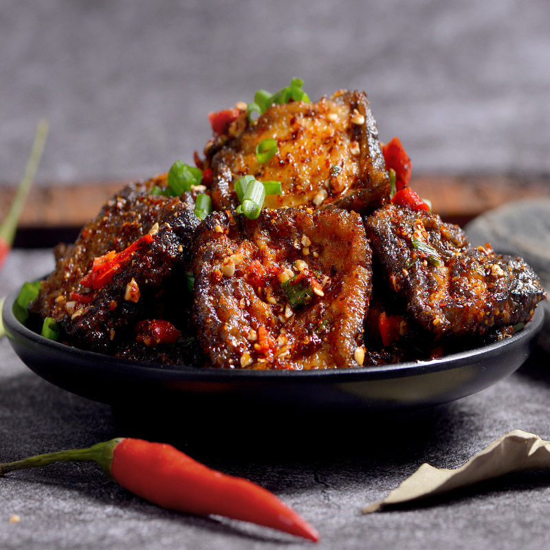 湖南特产经典臭豆腐500g香辣豆腐干 馋小乖臭豆腐