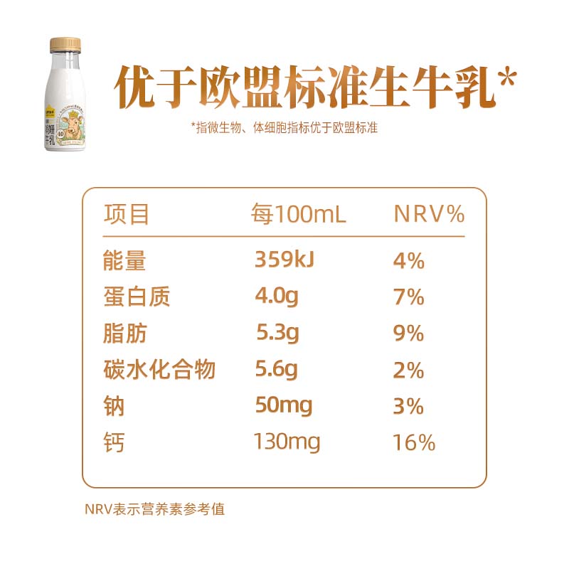 认养一头牛低温冷藏娟姗牛奶新鲜牛奶12瓶装高钙儿童纯牛奶早餐奶