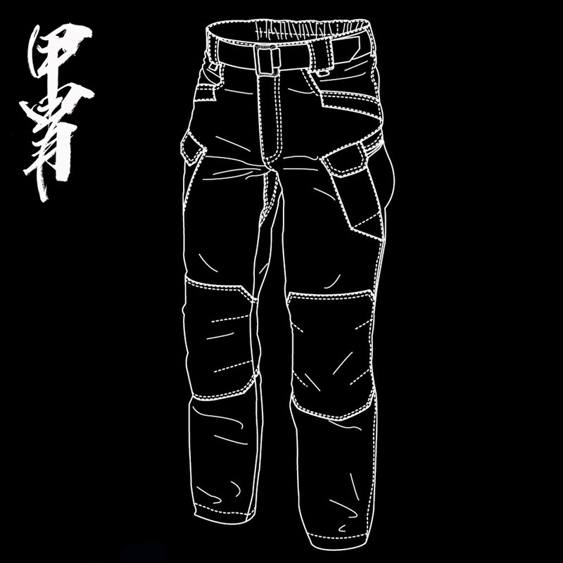 多口袋直筒作训裤秋冬IX9战术长裤男修身7军迷裤户外工装裤,淘宝优惠券,粉丝福利购,淘宝优惠卷